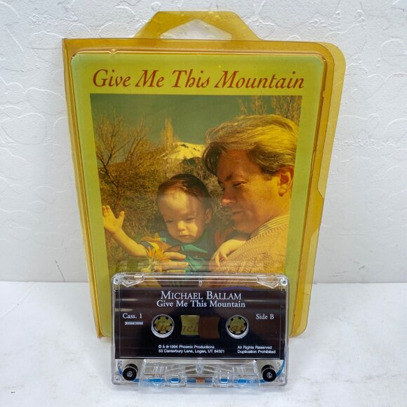 Vintage 1994 Give Me This Mountain Michael Ballam Cassette Tape Words Music - Picture 4 of 7